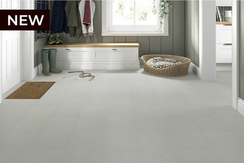 Spectra Luxury Rigid Core Click Vinyl Flooring Oyster White Tile